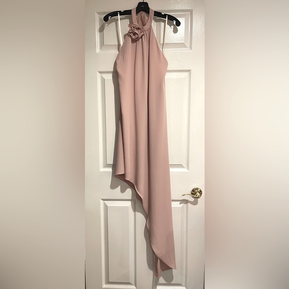 BCBG Tearise Deborah Silky Asymmetrical Dress Sz 6 NWT never worn